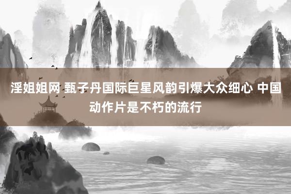 淫姐姐网 甄子丹国际巨星风韵引爆大众细心 中国动作片是不朽的流行