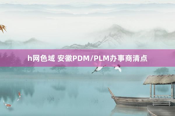 h网色域 安徽PDM/PLM办事商清点