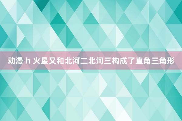 动漫 h 火星又和北河二北河三构成了直角三角形
